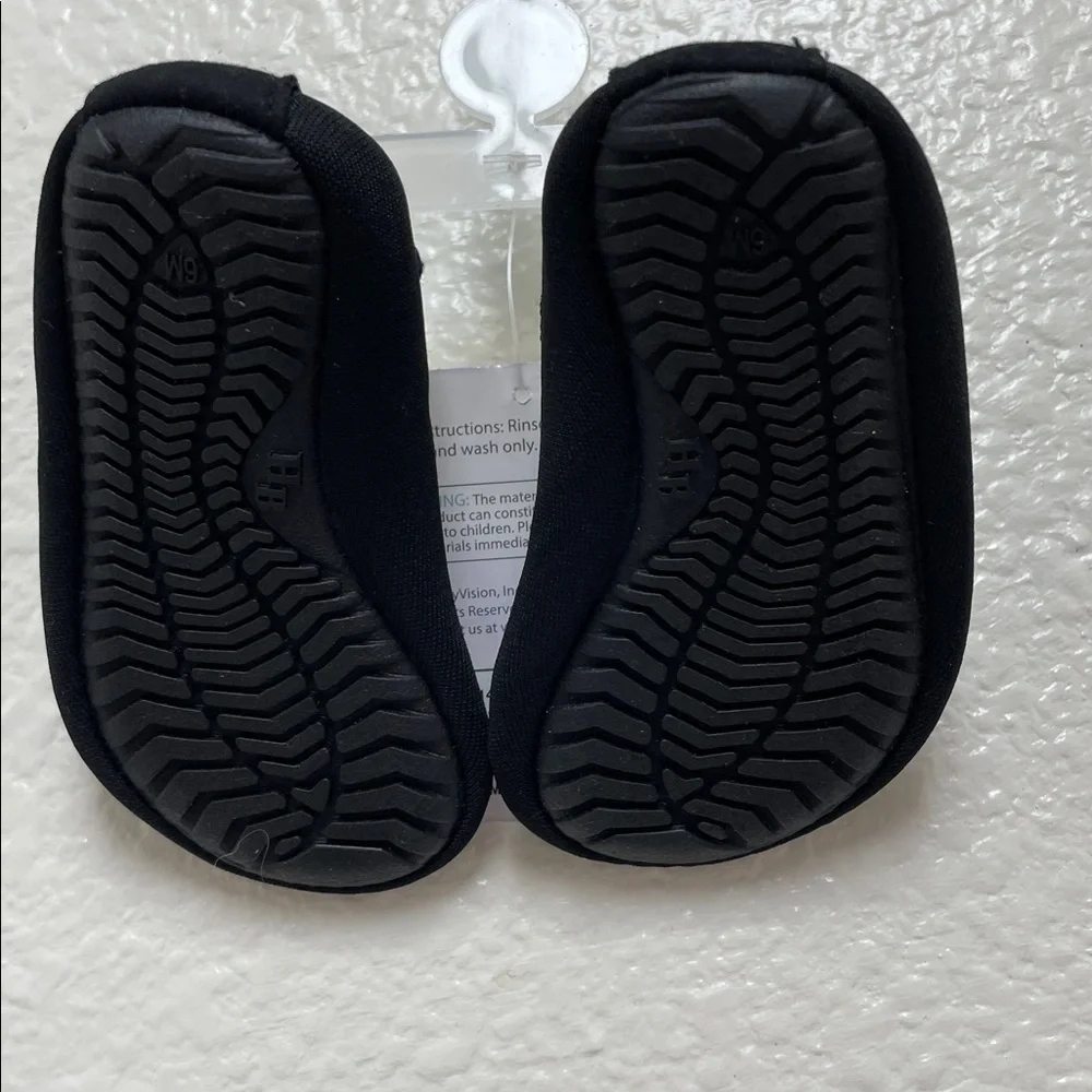 Hudson Baby Black Water Swim Shoes Unisex 0-6 Months
